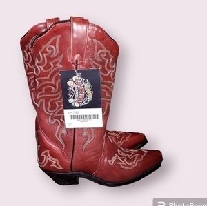 Rockin Country Collection Cowboy Cowgirl Boots Size 7.5m New W/Tags